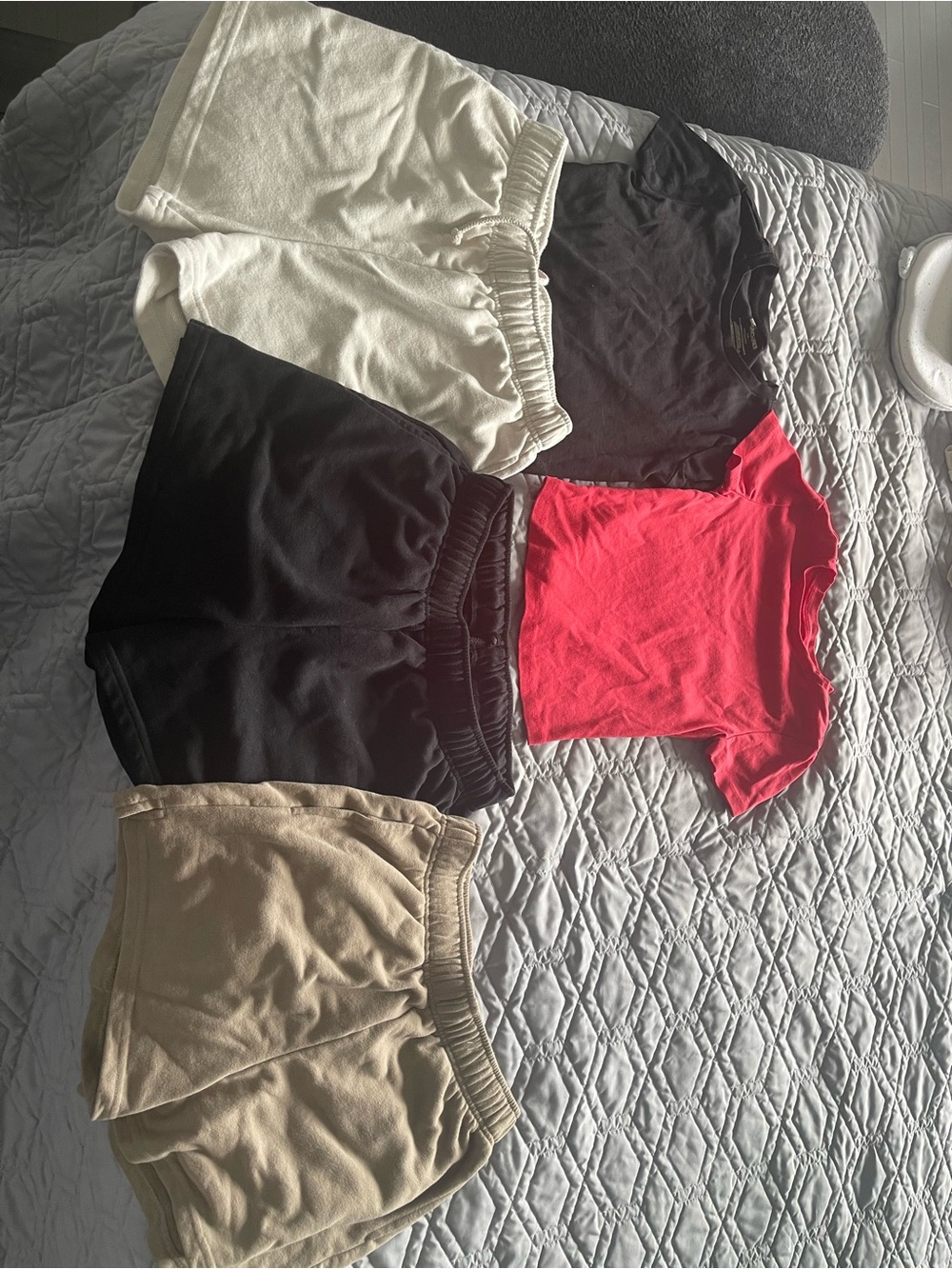 Casual Summer 3 Shorts Bundle with 2 baby Tees